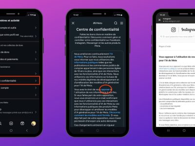 Meta veut utiliser vos publications Facebook et Instagram pour entraîner ses IA.